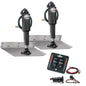 Lenco 9 x 9 Standard Trim Tab Kit wLED Indicator Switch Kit 12V TT9X9I