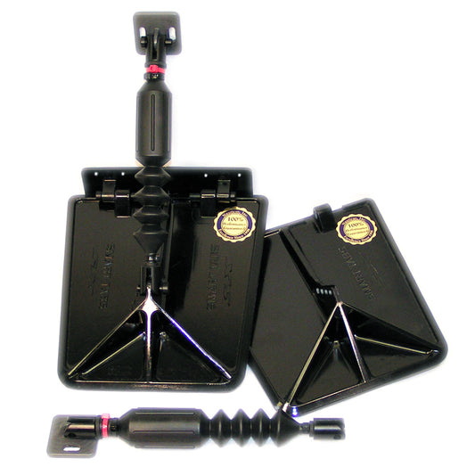 Nauticus SX951060 Smart Tab SX Composite Trim Tabs 95 x 10  f1518 Boat w60  135HP  Black SX951060